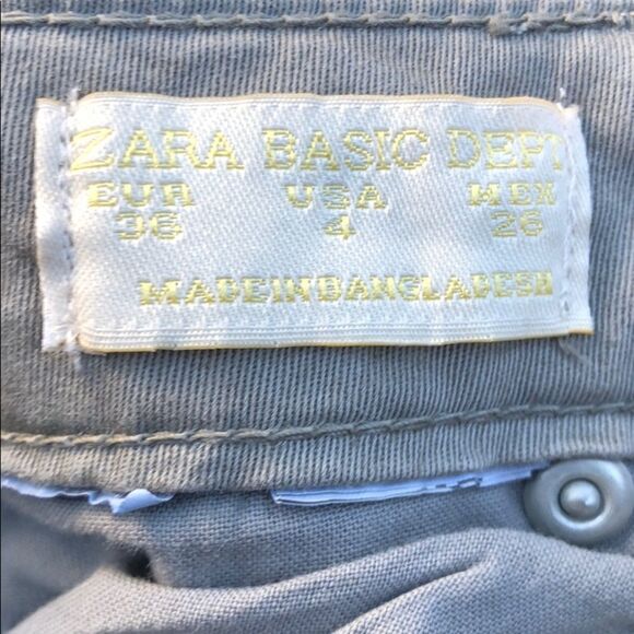 Zara Basic Pants With Zippers at Ankles - Picture 8 of 9